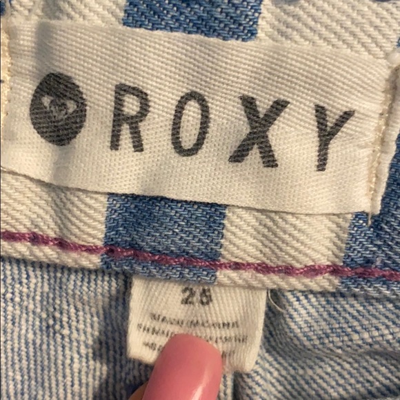 Roxy Denim Striped Shorts - Picture 10 of 11